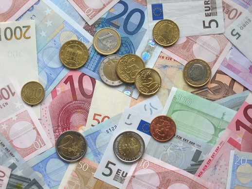 Euro-Münzen und -banknoten