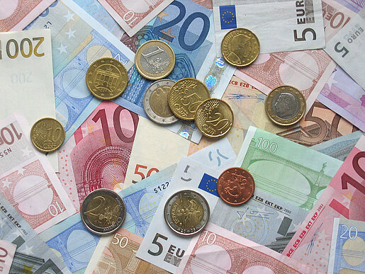 19-08-13_Euro-Münzen und -banknoten Euro-Münzen und -banknoten